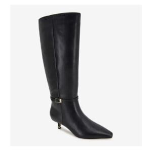 Kenneth Cole New York Marais Boot black leather knee high women's size 10